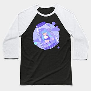 Bottled Moon Girl Baseball T-Shirt